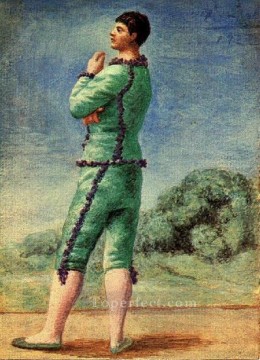パブロ・ピカソ Painting - 緑の曲芸師 1922年 パブロ・ピカソ